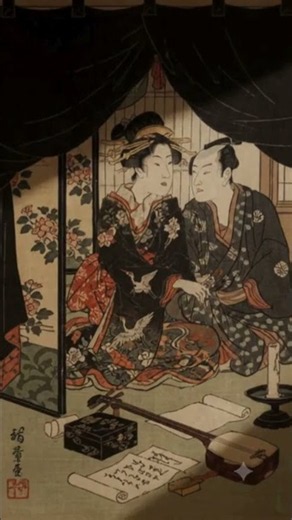 18th-Century Erotic Art: Japanese Shunga & Torii Kiyonobu I #shorts