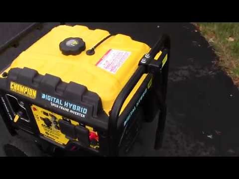 4000 watt remote start Champion inverter generator 100573