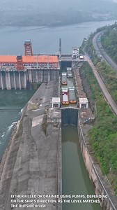 644K views · 3.5K reactions | Boat Lift Dam Lock System #ShipLockSystem #RiverTransport #EngineeringInUse | Brahmastra | Facebook