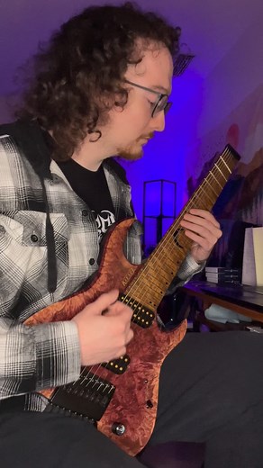 1.1K views · 75 reactions | Djunk riff (tabs on Patreon) #guitarriff #djent #funk @kieselguitars @polychromedsp | Alex Coats | Facebook