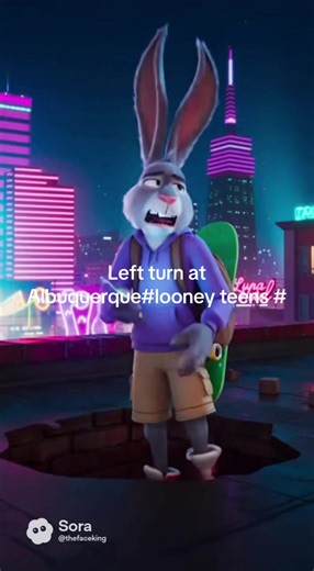 Left turn at Albuquerque is a cartoon about Bugs Bunny as a teenager in the southwest when the city of Albuquerque dealing with being the new kid in town, this is about how buds became who he is#