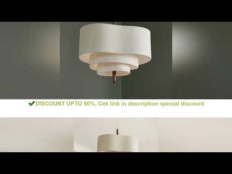 Japanese Fabric Chandelier Medieval Living Room Pendant Light Retro Style Bedroom Restaurant Hotel