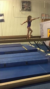 USAG Level 3 Beam Routine (Left Leg)