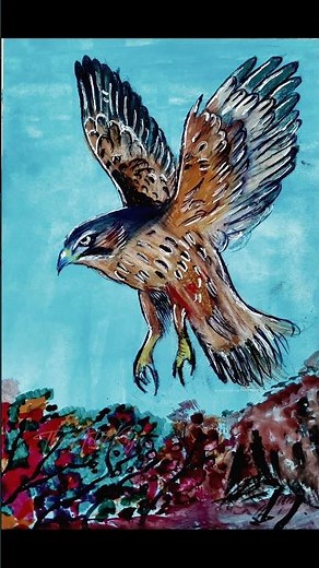 Easy realistic Eagle Drawing 🦅#art #easydrawing #shortsviral #viral #artwork #easy #eagle #trending