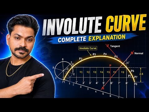 Cycloidal Curve कैसे बनाएं? | Engineering Drawing Hindi | Complete Explanation + Tangent