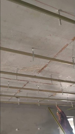 "DIY False Ceiling Frame Guide"