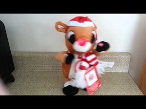 Rudolph the Red-Nose Reindeer Singing, Dancing Animated Plush