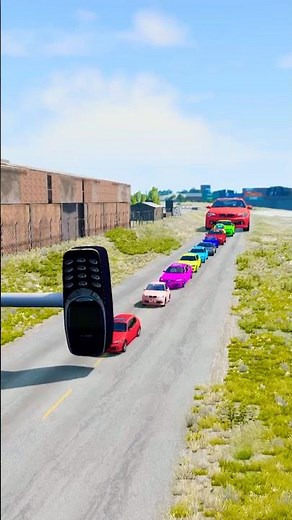 Colorful Small To Giant Cars vs Hammer #12