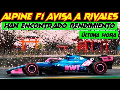 Colpinto will be looking for more points; Alpine F1's words signal a step forward in the Japanese...