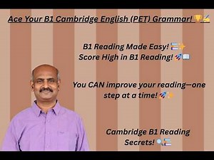 🎯 Cambridge B1 Preliminary (PET) Reading Practice | Exam Tips & Strategies 📚