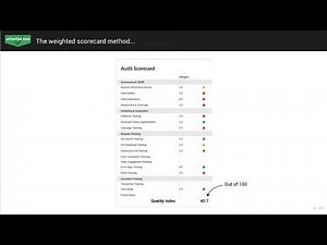 Understanding the weighted scorecard method