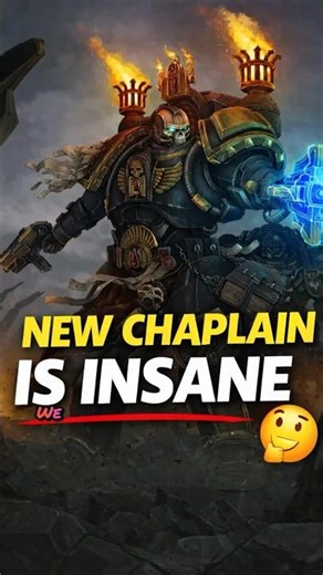 New Chaplain Is INSANE (And Actually Good) #warhammer #warhammer40k #spacemarines