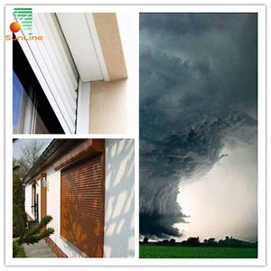 [Hot Item] Auto Motorized Rolling Blinds Exterior Aluminum Storm Roller Shutter for Residencial Use