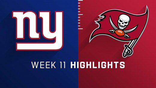 Giants vs. Buccaneers highlights | Week 11