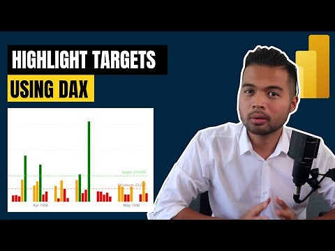 Highlight RAG targets in your charts using DAX // Beginners Guide to Power BI in 2021