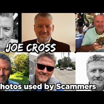 JOE CROSS Photos used by SCAMMERS CATFISH ROMANCE SCAMS Awareness