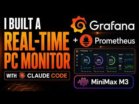 I Used Claude Code to Build a Real-Time PC Monitoring Dashboard with Grafana & Prometheus.