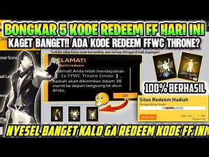 LATEST FREE FIRE REDEEM CODE TODAY, FEBRUARY 15, 2026 | HOW TO REDEEM FF!!