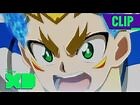 BEYBLADE BURST QUADSTRIKE Episode 3 Part 1- Rise Up! Gambit Dragon Soars!