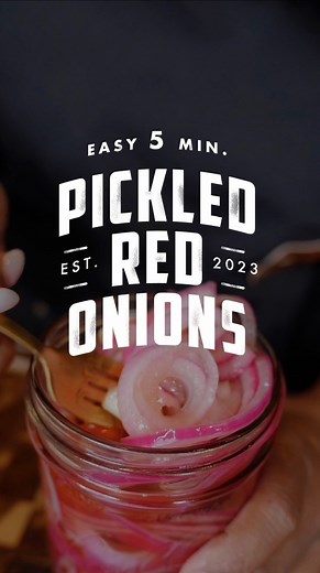 3.2M views · 57K reactions | These Quick & Easy Pickled Red Onions...