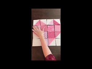 Heart Quilt Block Tutorial