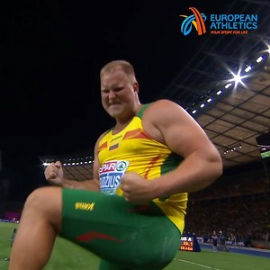 43K views · 192 reactions | Yet another battle on the big stage between Andrius Gudzius and Daniel Stahl.   Re-live extended highlights of the men's discus final from the 2018 European Championships.  https://www.youtube.com/watch?v=DKiUs6Wek1A&t=2s | European Athletics | Facebook