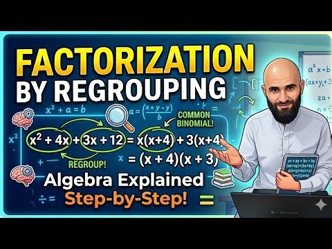 Factorization by REGROUPING | Algebraic Expressions 