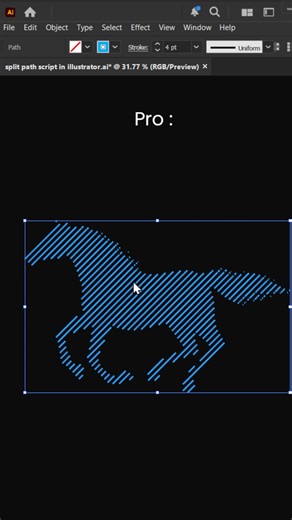 18K views · 113 reactions | Split Path Script in Adobe Illustrator cc...