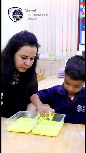 Give it a squeeze !Our tiny tots had a blast today with our squeeze activity! 🤩We filled containers with water and let our curious learners squeeze and explore! 💪This activity helps develop their fine motor skills, hand-eye coordination, and creativity while having fun! 🎨Watch our little ones discover and learn through play! 📹#ToddlerLife #SensoryPlay #LearningThroughPlay #FineMotorSkills #CreativityMatters"#rawalinternationalschool | Rawal International School