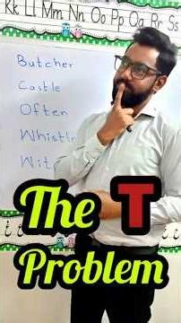 The 'T' Problem with Sir Moiz | For Admissions 03346654411 | Visit houseoflearners.com