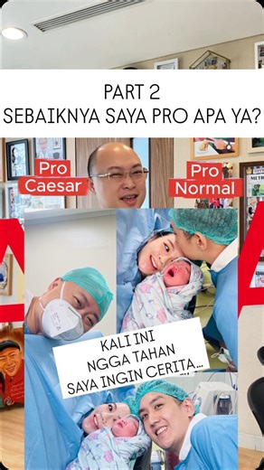 Dr.Benediktus Arifin, MPH,Sp.OG(K) on Instagram: "Kalau lahiran PRO NORMAL atau PRO CAESAR? banyak pesan yg masuk dan bertanya, yuk kita bahas ya Apapun lahirannya, normal atau caesar anda adalah IBU YANG TERBAIK DAN IBU YANG SESUNGGUHNYA bagi buah hati anda. 🙏🥹 Tidak ada satu cara lahiran yg pasti selalu lebih baik dari yg lain Kita sebaiknya selalu berusaha melibatkan sang IBU dlm pilihannya dg memberikan informasi yg terbaik yg utk kesehatan dan keselamatan IBU dan BAYI. Namun, tentu manusi