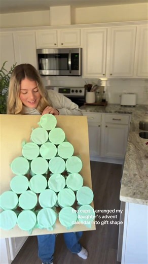 DIY life sized advent calendars 🎄🎅🏼 These turned out so cute- def going to be a yearly tradition!