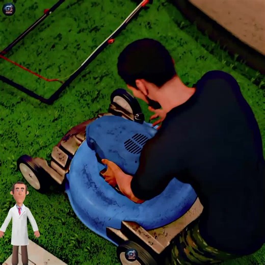 Does A Laser Lawnmower Actually Work 🤔 #fyp #story #zackdfilms #3danimation #america #learnontiktok