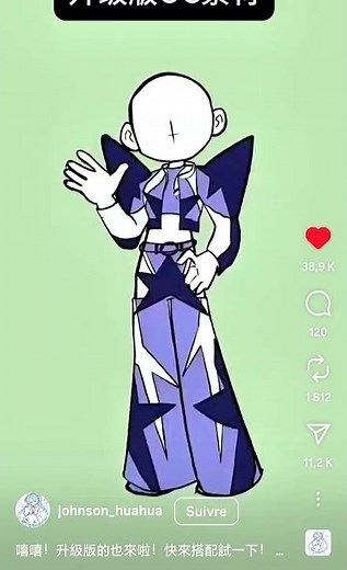 tried an oc challenge ! how does it looks ? oc challenge from : @Johnson_huahua on Instagram #art