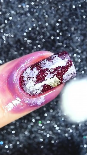 170K views · 1.1K reactions | Using a sponge and a stamp to achieve a unique manicure!  #nails #nailart #nailtutorial #uniquenails #nailtech | Sveta Sanders | Facebook