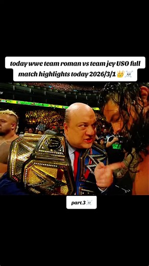 WWE Team Roman vs Team Jey Uso Full Match Highlights