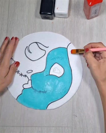 I didn’t throw away the styrofoam plate, I reused it. What do you think? Part 1 #viral #fblifestyle #video | Yeliz Craft & Crafty Girl