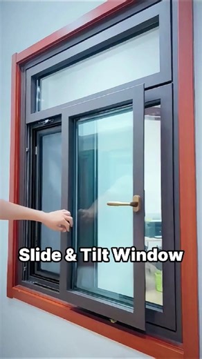 Slide & Tilt Windows.#windowdesign #aluminiumwindows #architecture #homerenovation #glazing