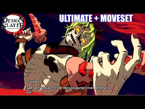 Demon Slayer Gyutaro Moveset & Ultimate - Kimetsu No Yaiba The Hinokami Chronicles DLC