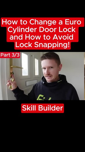 The end. How to Change a Euro Cylinder Door Lock and How to Avoid Lock Snapping! #taylorswift #erastour #skillbuilder #diyhacks #plumbinghacks #tricksofthetrade #vairal #foryou