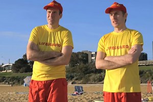 Ad shows lifeguards ignoring drowning man in campaign to alter the Australian narrative on migration