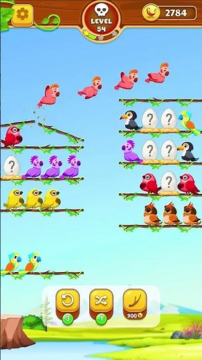 Bird Sort Game Level 54