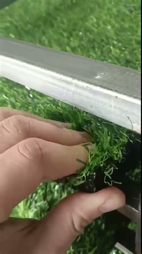 25mm landscape Artificial Turf Surface Rubber Base Tile