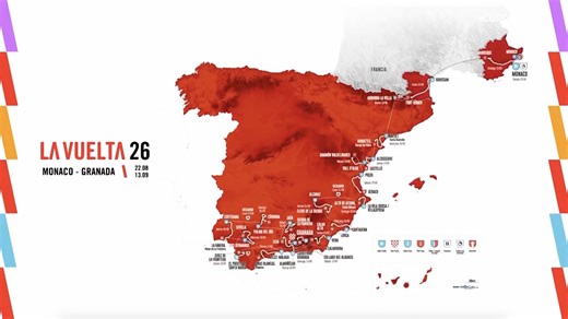 Da Montecarlo a Granada, due crono e Sierra Nevada come tappa regina: ecco la Vuelta 2026