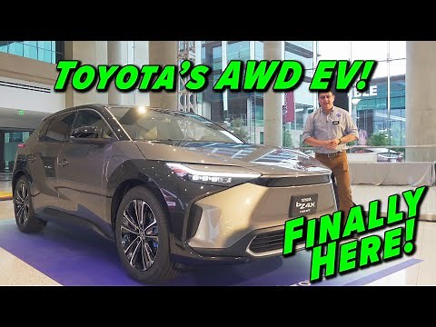 Hands On With Toyota's FULL Electric CUV | 2022 bZ4X!
