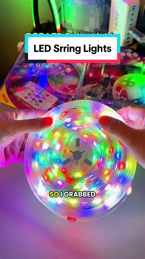 RGB LED String Light, Waterproof LED String Light with APP & Remote Control, Decorative Light, Smart LED Christmas Lights. #rgblights #ledlights #tiktokmademebuyit #TikTokShop #spotlight