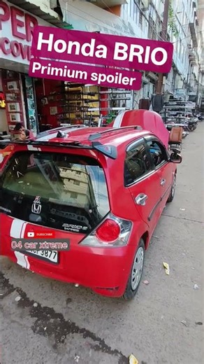 universal spoiler for Honda BRIO #honda #brio #spoiler #sports #shorts #shortvideo #short #viral