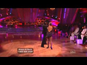 Shawn Johnson and Mark Ballas Dancing with the Stars Argentine tango