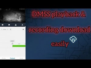 DMSS recording download easily | How to export back-up through DMSS