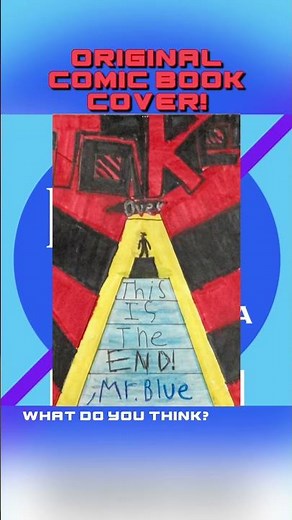 Original comic book cover I made!!! Please support, like and follow!!!(: #fyp #comic #art